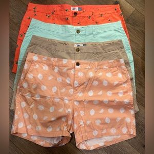 Lot of four old navy shorts all like new size 14 women’s